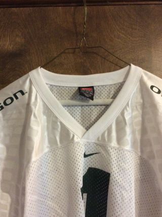 Oregon DUCKS Nike Team FOOTBALL JERSEY Shirt MEN ' S XL 1 4