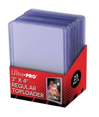 4 Packs (100) Ultra Pro 3 X 4 Topload Economy Topload Card Holder Item 81222