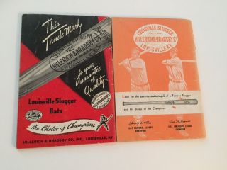 1947 and 1948 Louisville Famous Slugger Year Book Baseball - two yearbooks 2