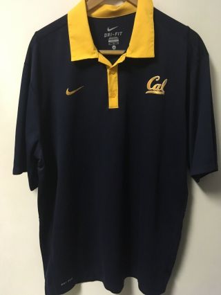 Nike Cal University Of California Golden Bears Water Polo Dri - Fit Shirt Men’s Xl