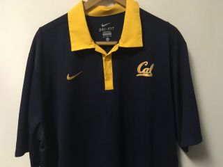 Nike Cal University of California Golden Bears Water Polo Dri - Fit Shirt Men’s XL 2