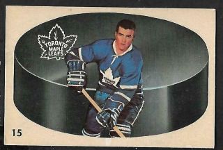 1962 - 63 Parkhurst Nhl Hockey 15 Dave Keon,  Toronto Maple Leafs