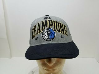 2011 Dallas Mavericks Nba Champions Adidas Adjustable Hat