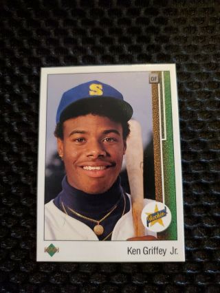 1989 Ken Griffey Jr.  Rookie Card Upper Deck Seattle Mariners Rr