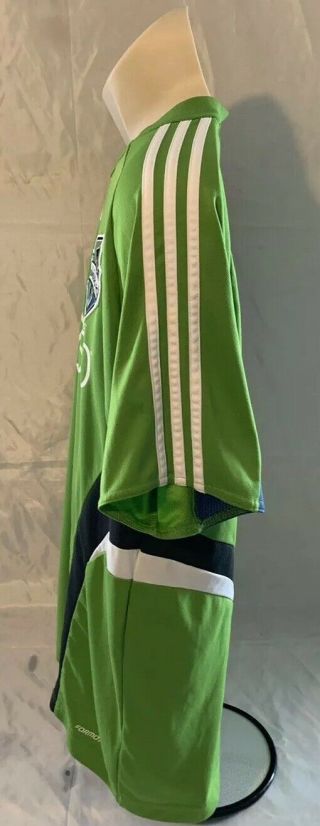 Adidas Seattle Sounders FC 2008/09 Men ' s L Green MLS Soccer Jersey Inaugural 2