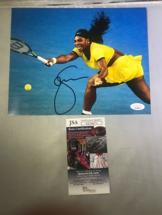 Serena Williams Signed Photo Jsa Authentic Tennis Autograph Wimbledon Us Open