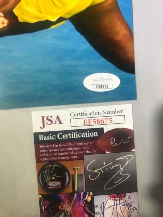 Serena Williams Signed Photo JSA Authentic Tennis autograph Wimbledon US Open 2