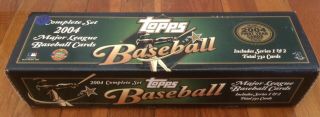 Topps Baseball 2004 Mlb Series 1 & 2 Complete 732 Card Set