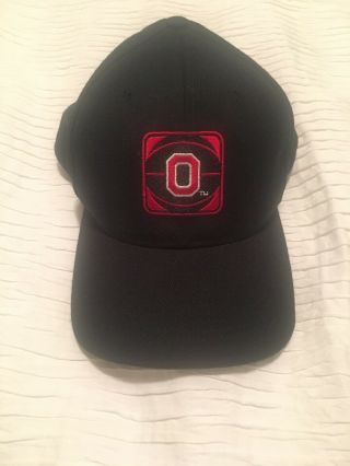 Mens Nike The Ohio State Basketball Black Fitted Hat Cap Size L/xl