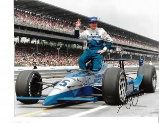 Autographed Scott Goodyear Usac Indy Car Racing Indy 500 Photograph