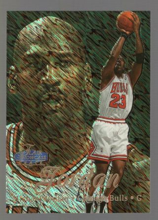 Michael Jordan 1997 - 98 Flair Showcase Row 1 Chicago Bulls