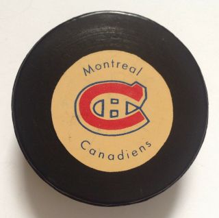 1972 - 74 Canadiens Biltrite/rawlings Puck - Lafleur,  Cournoyer,  Dryden,  Era