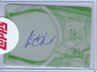 Kris Bryant 2018 Topps Tribute Printing Plate Auto Autograph True 1/1 Cubs