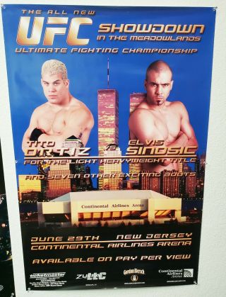 Ufc 32 Event Poster - Ortiz Vs Sinosic Full Size 24 " X36 " Twin Towers