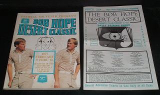 Lqqk Vintage 1977 Bob Hope Desert Classic Official Souvenir Program