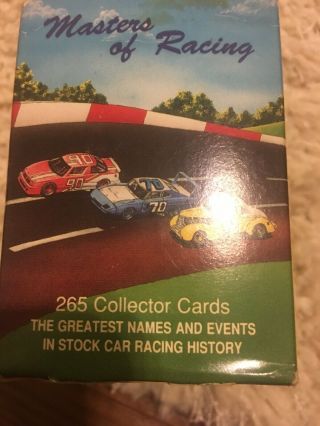 Tg Racing Masters Of Racing Complete 265 Card Set