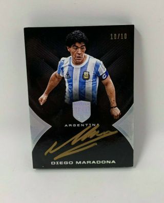 2018 Eminence Soccer Auto Diego Maradona 10/10 Autograph Argentina