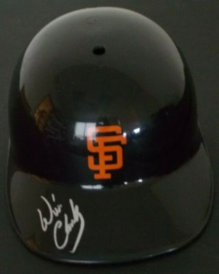 Signed Autographed Will Clark Full Size San Francisco Giants Batting Helmet Jsa