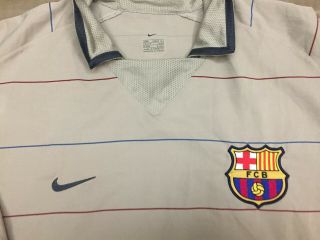 2003 2004 Barcelona Away Football Soccer Shirt Jersey Ronaldinho Xavi Puyol Era 7