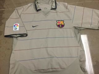 2003 2004 Barcelona Away Football Soccer Shirt Jersey Ronaldinho Xavi Puyol Era 8