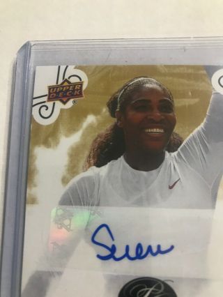 Serena Williams Autograph VIP Prominent Cuts 4/5 5