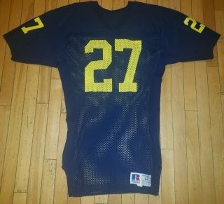 1980s Michigan Wolverines Football Team Issued Russell Athletic Jersey