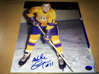 Mike Corrigan Los Angeles Kings Signed 8 " X 10 " Hockey Photo W/our