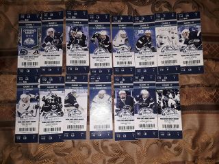 2013 - 14 Penn State Hockey Ticket Stubs Inaugural Season Pegula Ice Arena Big Ten 2