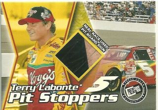 2000 Trackside Race Pit Board (pit Stoppers) Of Terry Labonte 035/200
