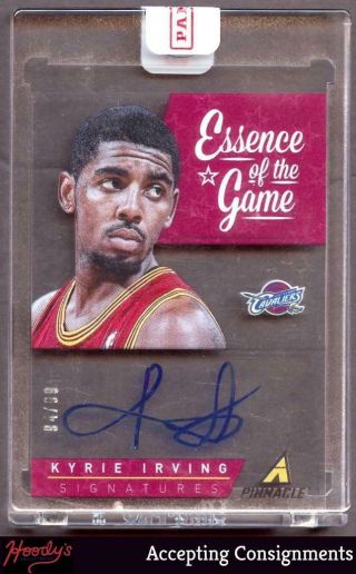 2013 - 14 Pinnacle Pinnacle Of Success Autograph Kyrie Irving Auto 94/99 Rc