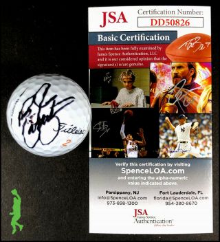 Rickie Fowler Autographed Masters Augusta National Golf Ball Jsa