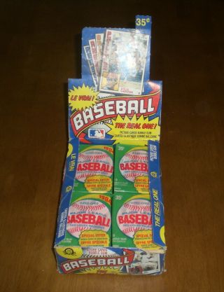 Nine 1984 Opc O - Pee - Chee Baseball Wax Packs
