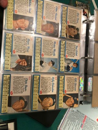 Wow Complete 1962 Post Cereal Baseball Card Set