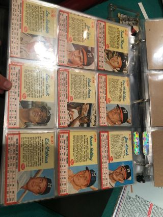 Wow Complete 1962 Post Cereal Baseball Card Set 6