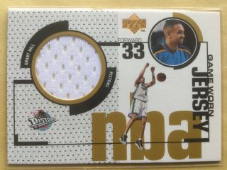 1998/99 Upperdeck Grant Hill Game Worn Jersey Card Patch 11