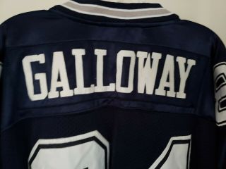 Reebok Authentic NFL Dallas Cowboys Joey Galloway 84 Jersey Mens 58 4XL Sewn 7