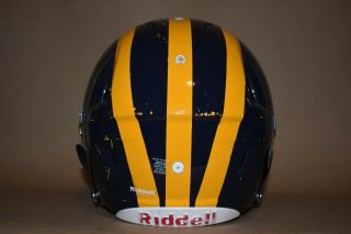 Michigan Wolverines Full Size Football Helmet with Jersey. 5