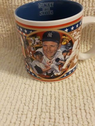 Vintage Mickey Mantle Ny Yankees Sixties 1993 Coffee Mug