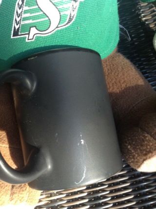 SASKATCHEWAN ROUGHRIDERS GAINER GOPHER PLUSH MASCOT Signed,  Riders Coffee Cup 4