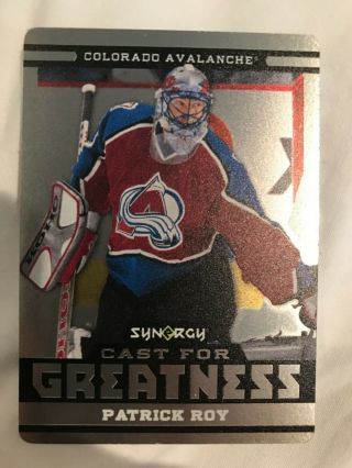 2018 - 19 Upper Deck Synergy Patrick Roy Cast For Greatness Cg - 5