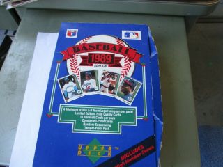 1989 Upper Deck Baseball Box Of 36 Packs High Nos.  Ken Griffey Jr Rcs?