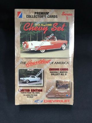 1993 Chevy Collector Trading Card Factory Box Series 1 Chevrolet 36 Packs 2
