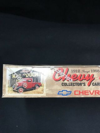 1993 Chevy Collector Trading Card Factory Box Series 1 Chevrolet 36 Packs 3