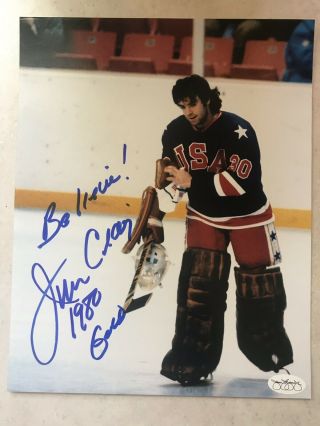 Jim Craig Signed Autographed 8x10 Photo 1980 Gold Olympic Legend