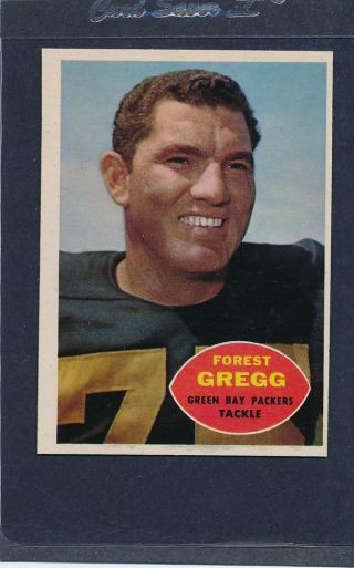 1960 Topps 056 Forest Gregg Packers Ex 60t56 - 10916 - 1