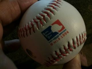 Derek Jeter signed Yankee baseball with ball & card case. 6
