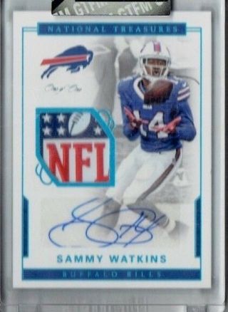 Sammy Watkins 2016 Panini National Treasures Auto/autograph Nfl Shield 1/1