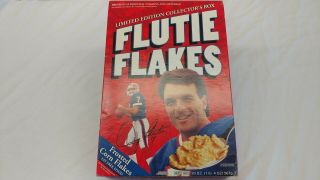 Doug Flutie Buffalo Bills Nfl Flutie Flakes Frosted Full Cereal Box