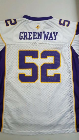 Minnesota Vikings Chad Greenway Jersey - Youth Large (14 - 16)