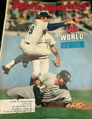 Sports Illustrated Oct 24,  1977 The World Series,  York Yankees Vs La Dodgers